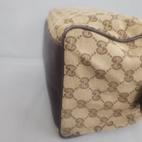 ✨️GUCCI GG Canvas Abbey D-Ring Bowling Bag - Picture 12 of 16